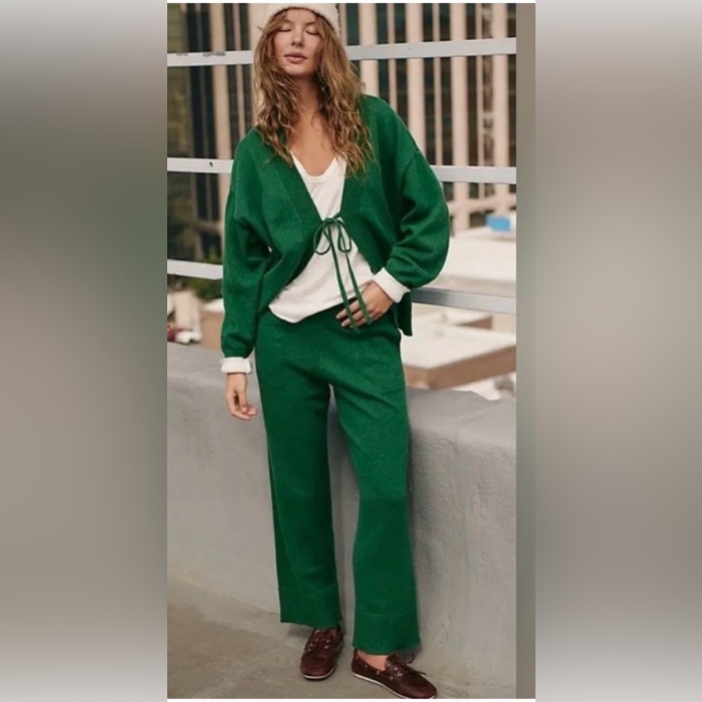 FREE PEOPLE SOLAR  CARDIGAN & PANS SET - Picture 2 of 3